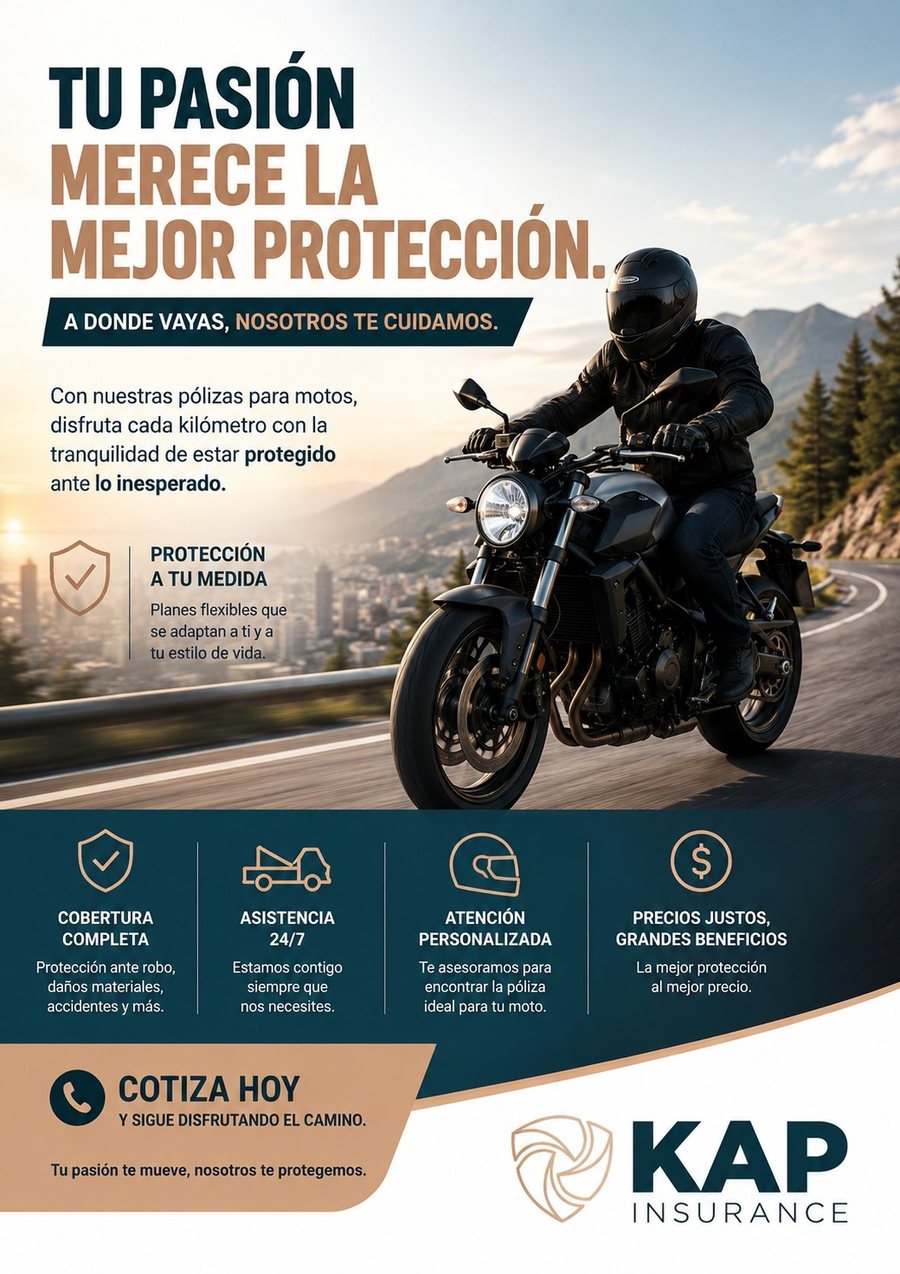 Seguro de motos — Tu pasión merece la mejor protección