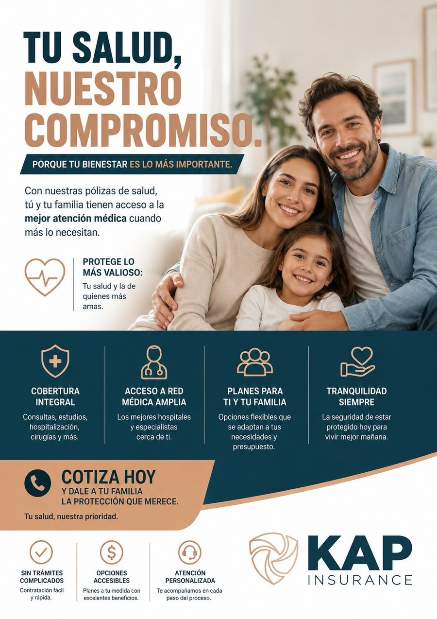 Seguro de salud — Tu salud, nuestro compromiso